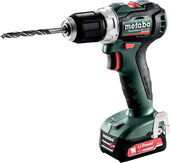Metabo 12V cordless drill screwdriver POWERMAXX BS 12 BL