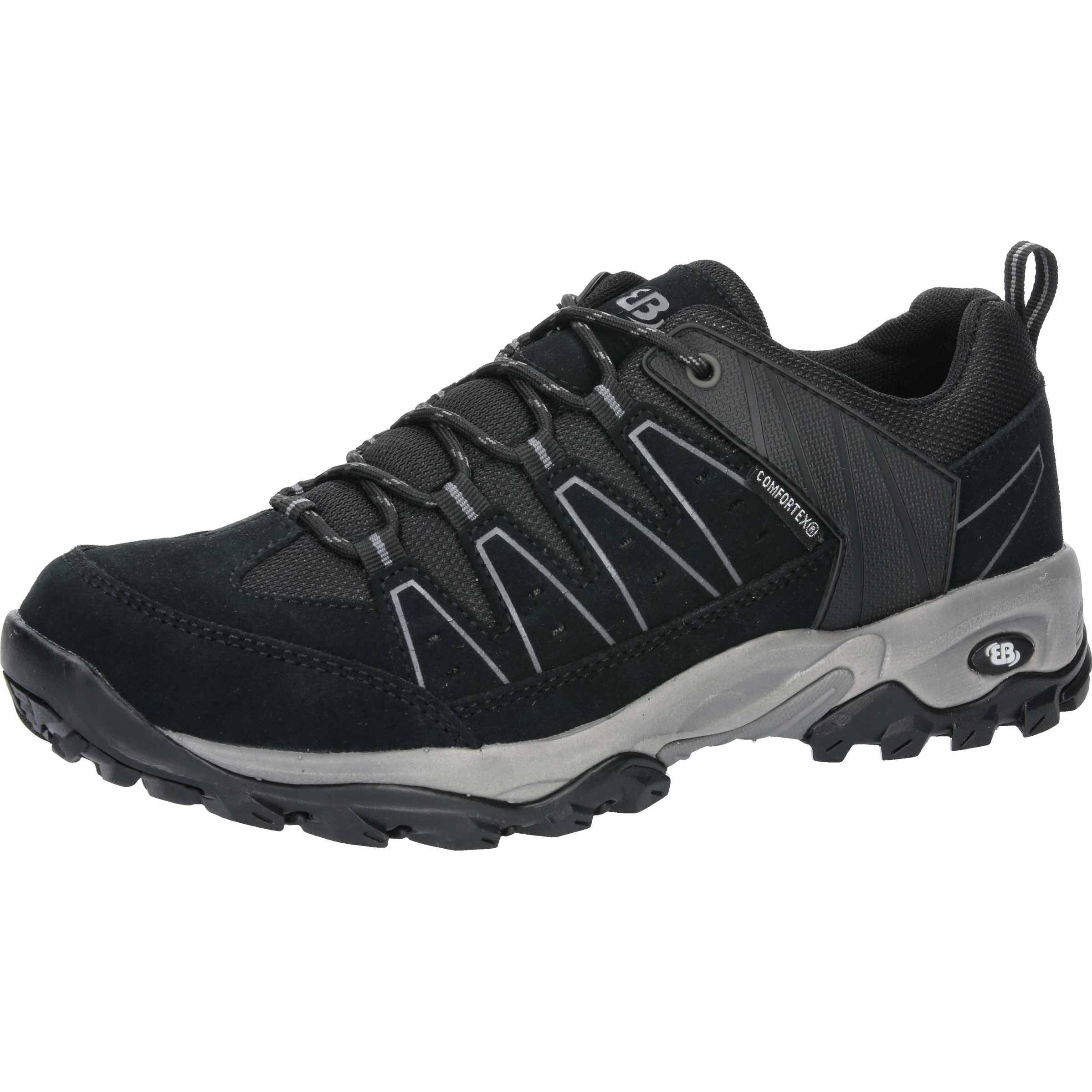 Brütting Unisex Mount Pinos Low trekkingsschoenen, bruin/zwart, 46 EU