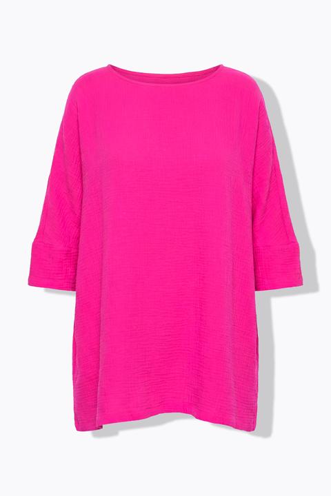 Immagine prodotto Miamoda Bluse, oversized, Musselin, 3/4-Ärmel (46, 48)