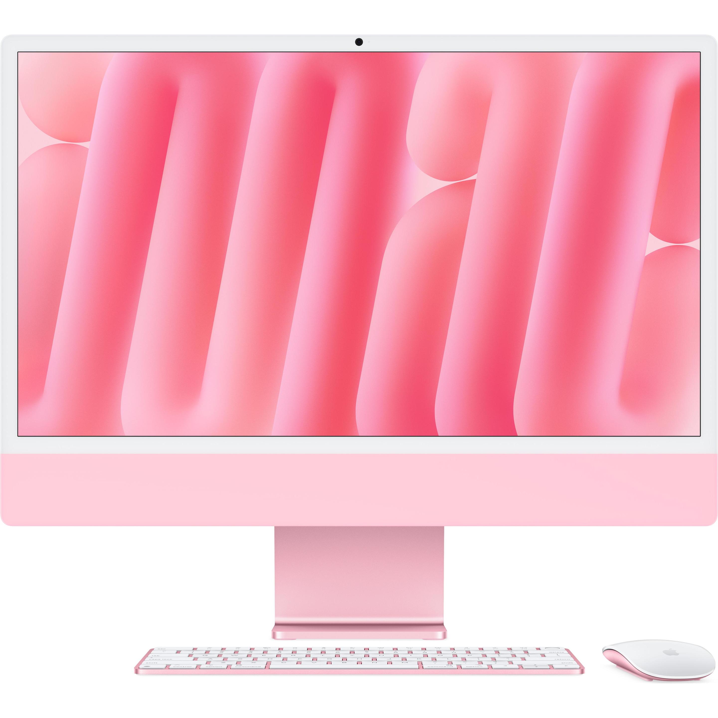 Apple iMac 2024 (M4, 16 GB, 256 GB, Apple M4 10-Core), PC, Pink