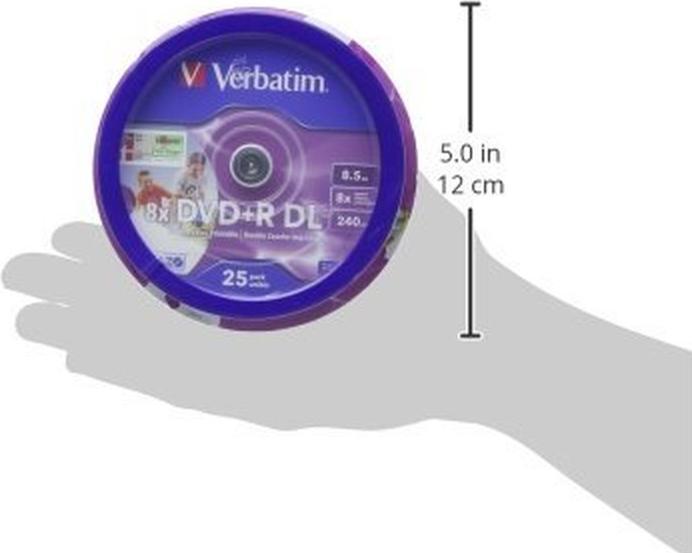 Produktbild Verbatim DVD+R, Double Layer, 8x, 8.5GB, 25er Spindel (25 x)
