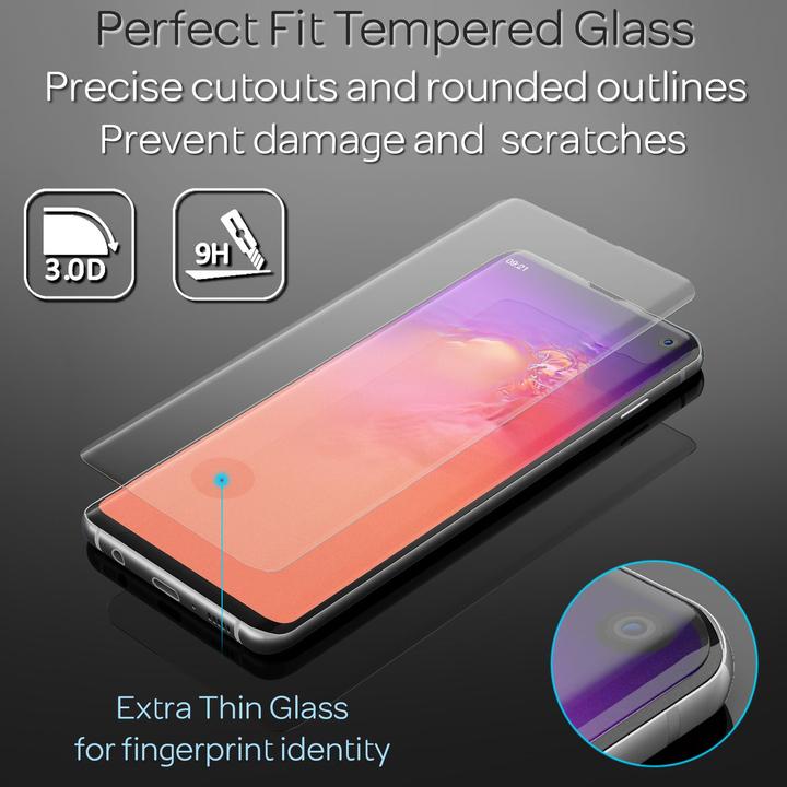 Image du produit Nalia (2-pack) Verre de protection (1 pcs, Samsung Galaxy S10)