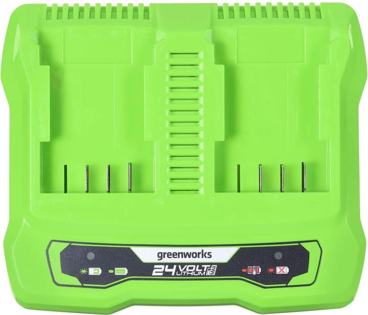 Produktbild Greenworks 24V Įkroviklis 2A Dual Slot G24X2UC2 - 2931907 (24 V)