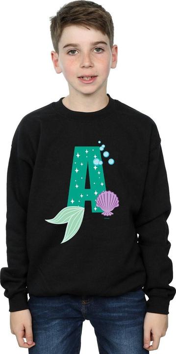 Produktbild Disney Alphabet A Is For Ariel Sweatshirt Jungen (140, 146)