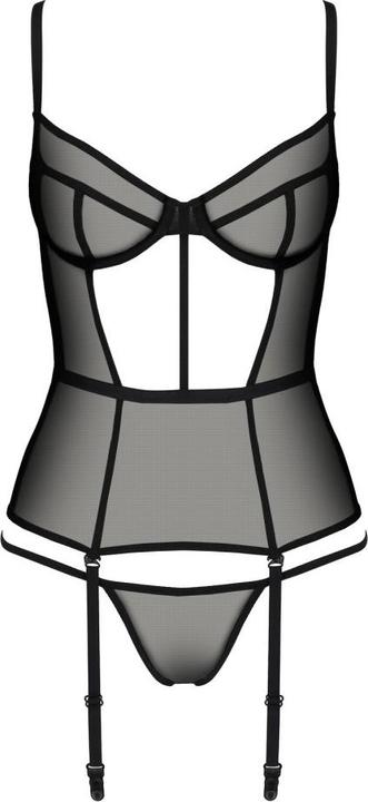 Image du produit ECO Collection Ensemble Corset + string Varella noir (L, XL)