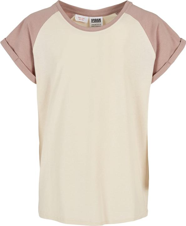 Actual product image Urban Classics Girls Contrast Raglan Tee - 17190 (122, 128)