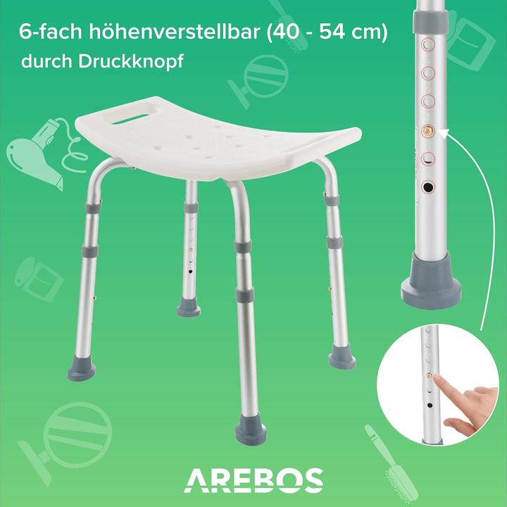Produktbild Arebos Badhocker (100 kg)