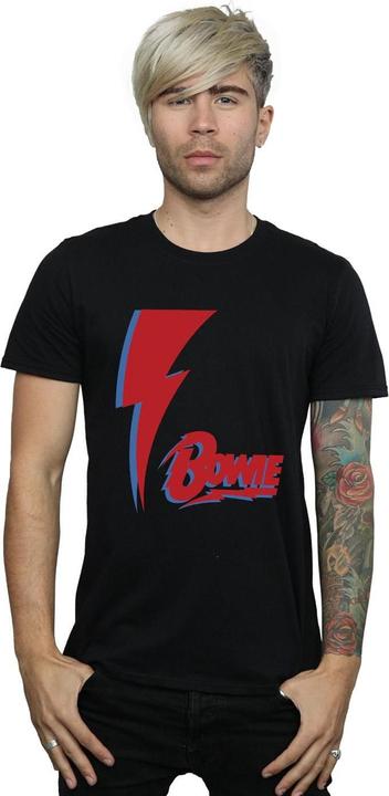 Produktbild David Bowie Red Bolt TShirt (L)