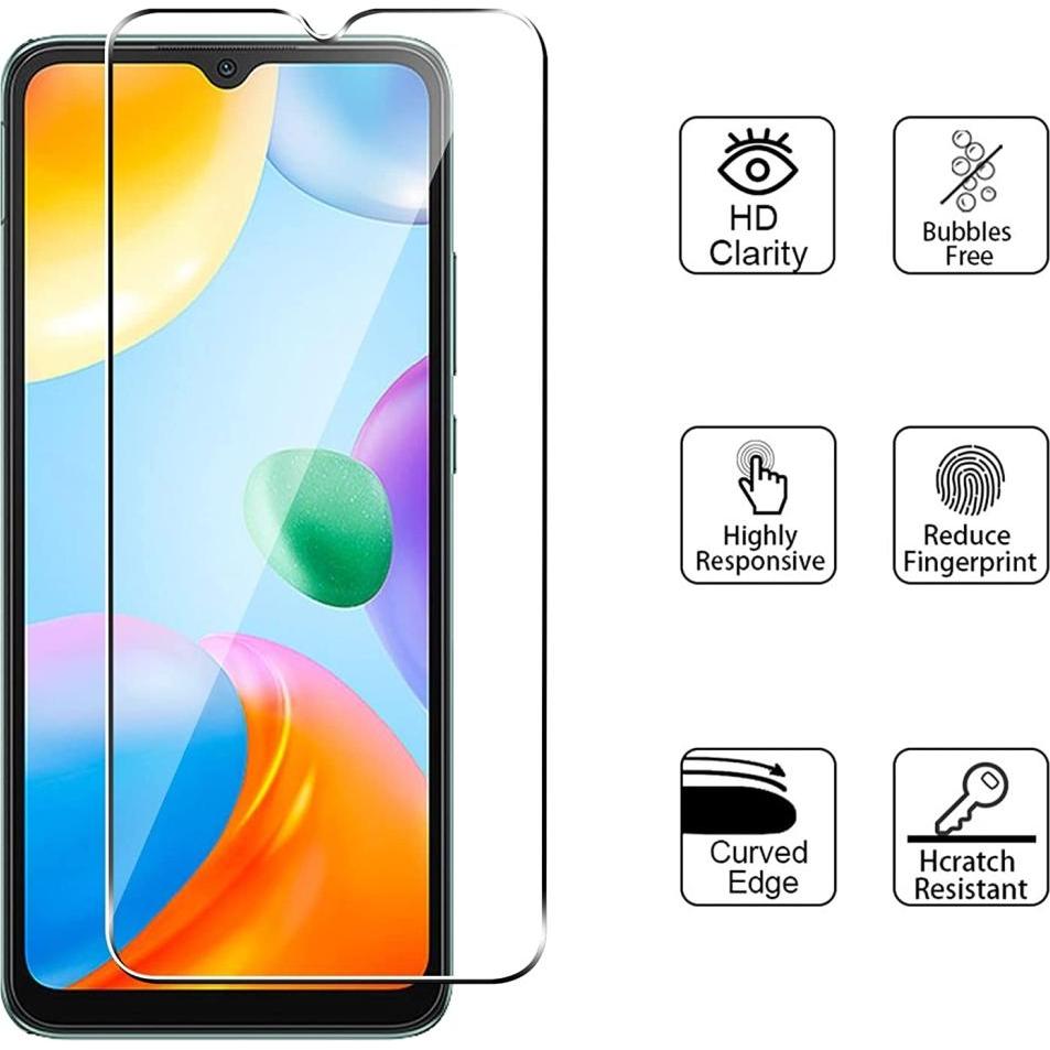 Thumbnail - Screenguard Xiaomi Redmi 10C Panzerglas Schutzfolie Case Friendly Design (1 Stück, Xiaomi Redmi 10C), Smartphone Schutzf...