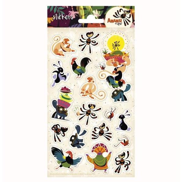 Thumbnail - Totum, Sticker, Aufkleberbogen Anansi die Spinne
