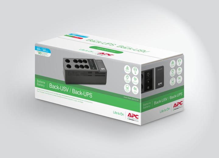 Produktbild APC BE850G2-GR (850 VA, 520 W, Standby USV)