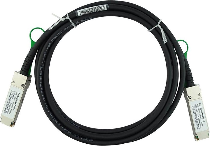 Produktbild CBO Force10 CBL-QSFP-40GE-PASS-3M-F1 kompatibles BlueLAN DAC QSFP SC252501K3M30
