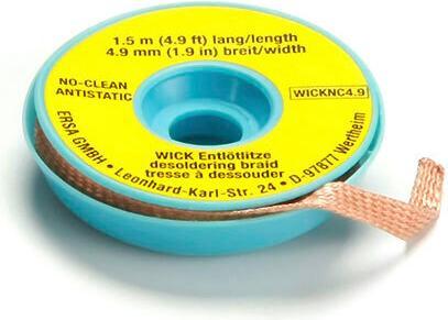 Image du produit Tresse à dessouder Longueur 1,50 m Largeur 4,90 mm (tresses à dessouder)