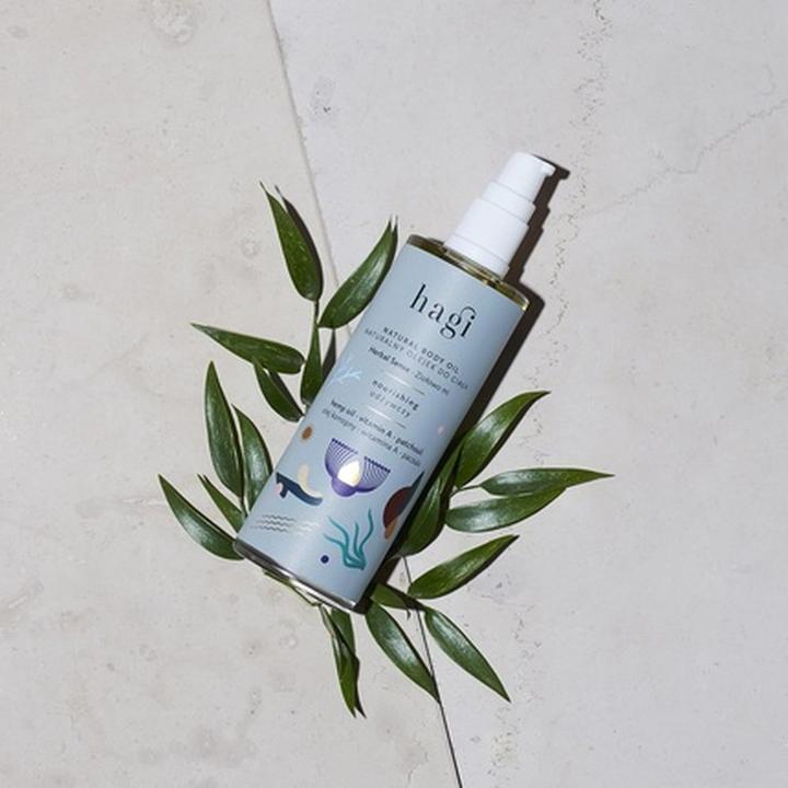 Produktbild Hagi Natürliches Körperöl Herbal Sense mit Teebaumöl und Geranienöl 100ml (Körperöl, 100 ml)