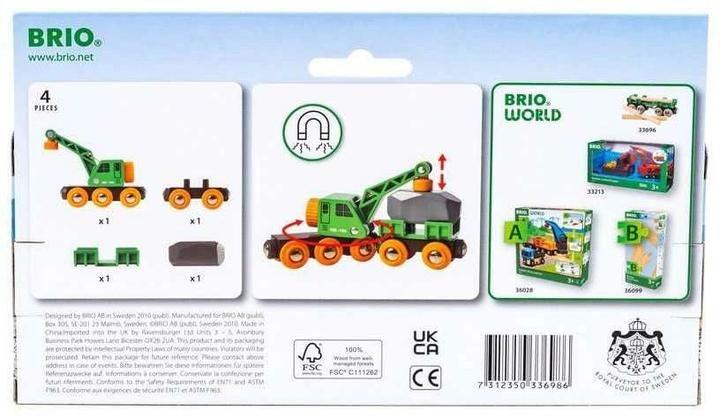 Produktbild Brio Kranwagen mit Anhänger