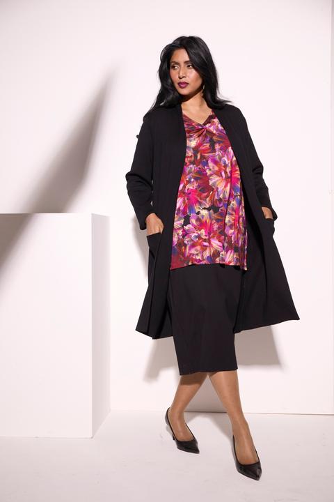Produktbild Ulla Popken Strickjacke, lange, offene Form, weicher Feinstrick (46, 48)