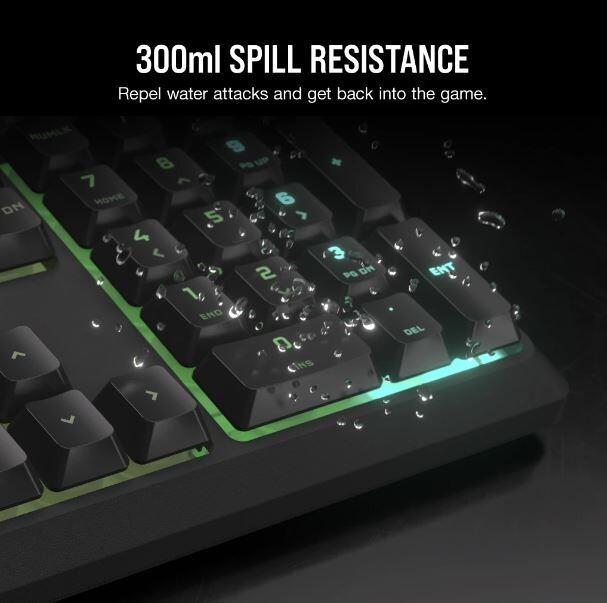 Actual product image Corsair K55 CORE RGB Gaming Keyboard (US, Cable)