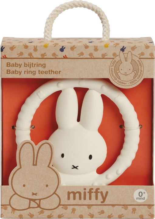 Actual product image Bambolino Toys Miffy rubber bite ring