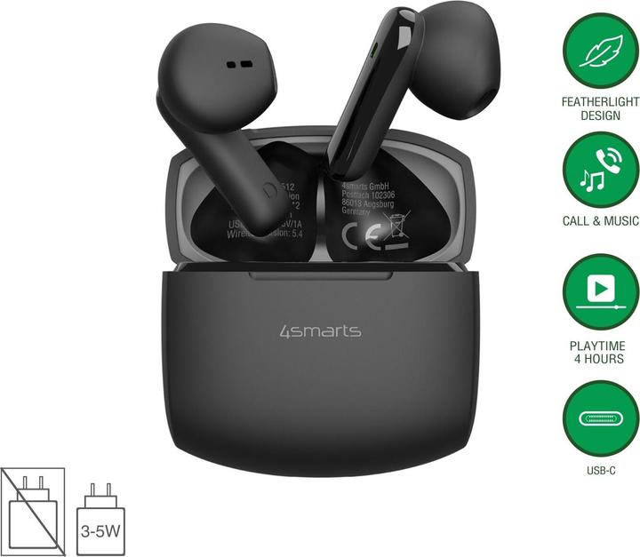 Produktbild 4smarts Wireless Headset (4 h, Kabellos)