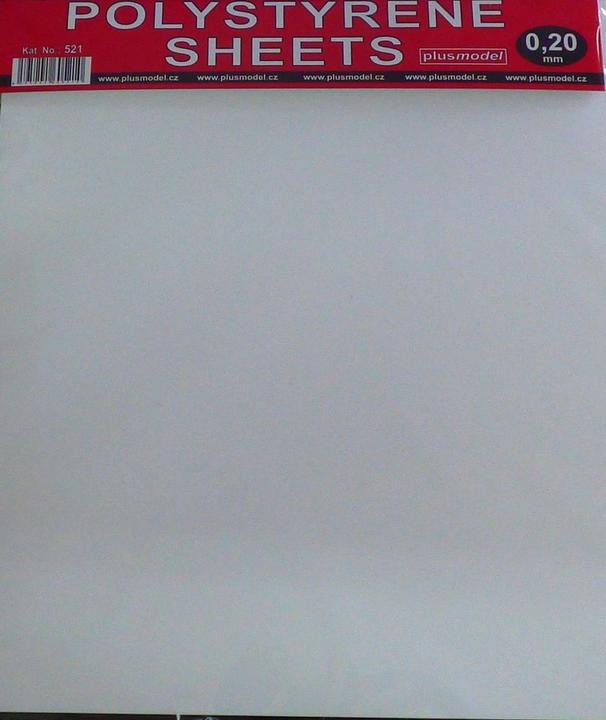 Productafbeelding Plus Model Polystyreenplaten 0,2 mm