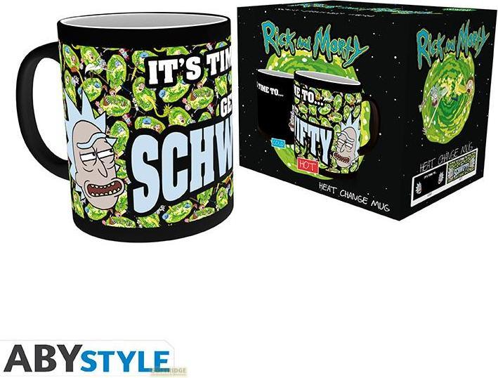 Produktbild GYE Rick and Morty: Get Schwifty - Tasse mit Thermoeffekt (295 ml, 1x)