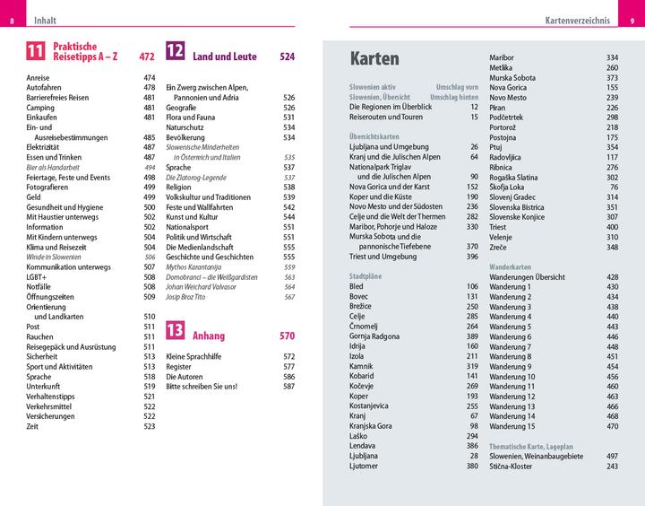 Actual product image Reiseführer Slowenien mit Triest - mit 15 Wanderungen - (German, Daniela Schetar, Frederick Köthe, 2022)