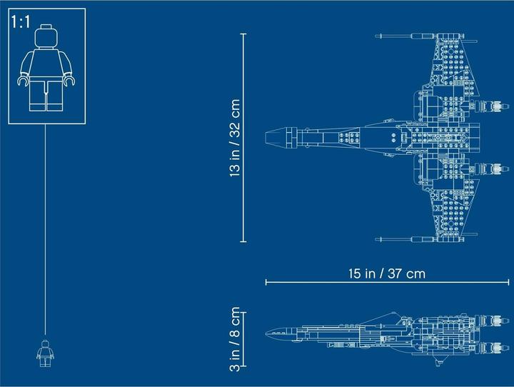 Actual product image LEGO Poe Dameron's X-Wing starfighter (75273, LEGO Star Wars)