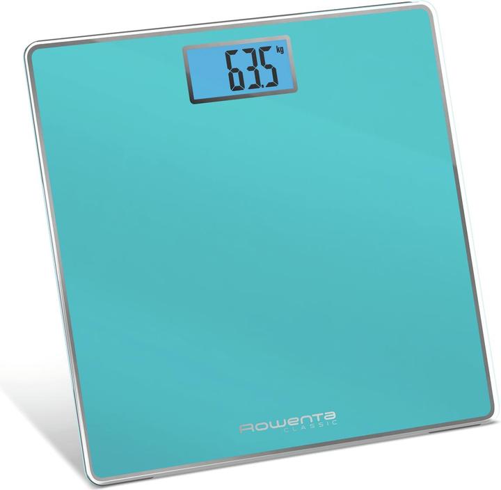 Actual product image Rowenta Classic BS1503 Square Turquoise Electronic personal scale (160 kg)