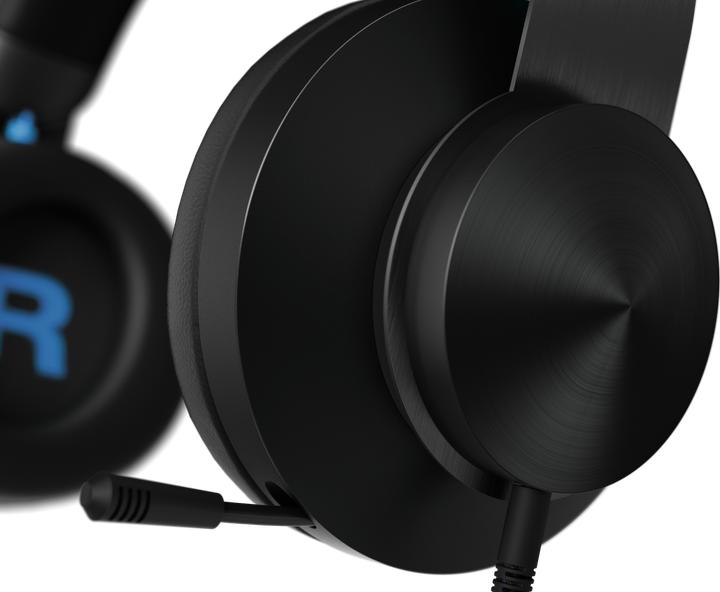 Actual product image Lenovo Legion H300 Headphones Wired Headband Gaming Black (Cable)