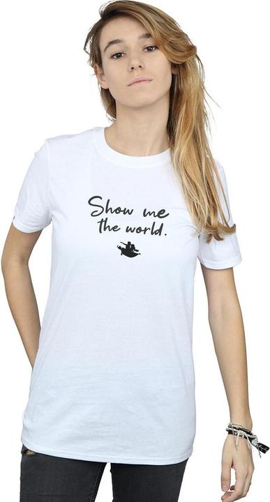 Immagine prodotto Disney Aladdin Show Me The World Maglietta Ampia Donna (XXL)