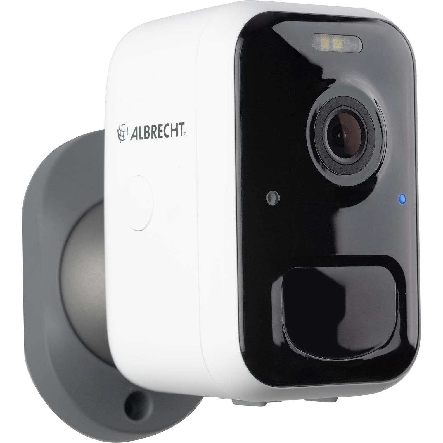 Albrecht Home SC 100 WLAN Überwachungskamera, Full HD, Nachtsicht, IP65 wasserdi IP65 wasserdicht, B (1920 x 1080 Pixels...