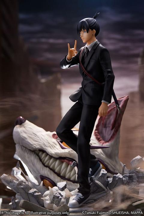 Actual product image Estream Chainsaw Man statuette PVC 1/7 Aki Hayakawa 28 cm