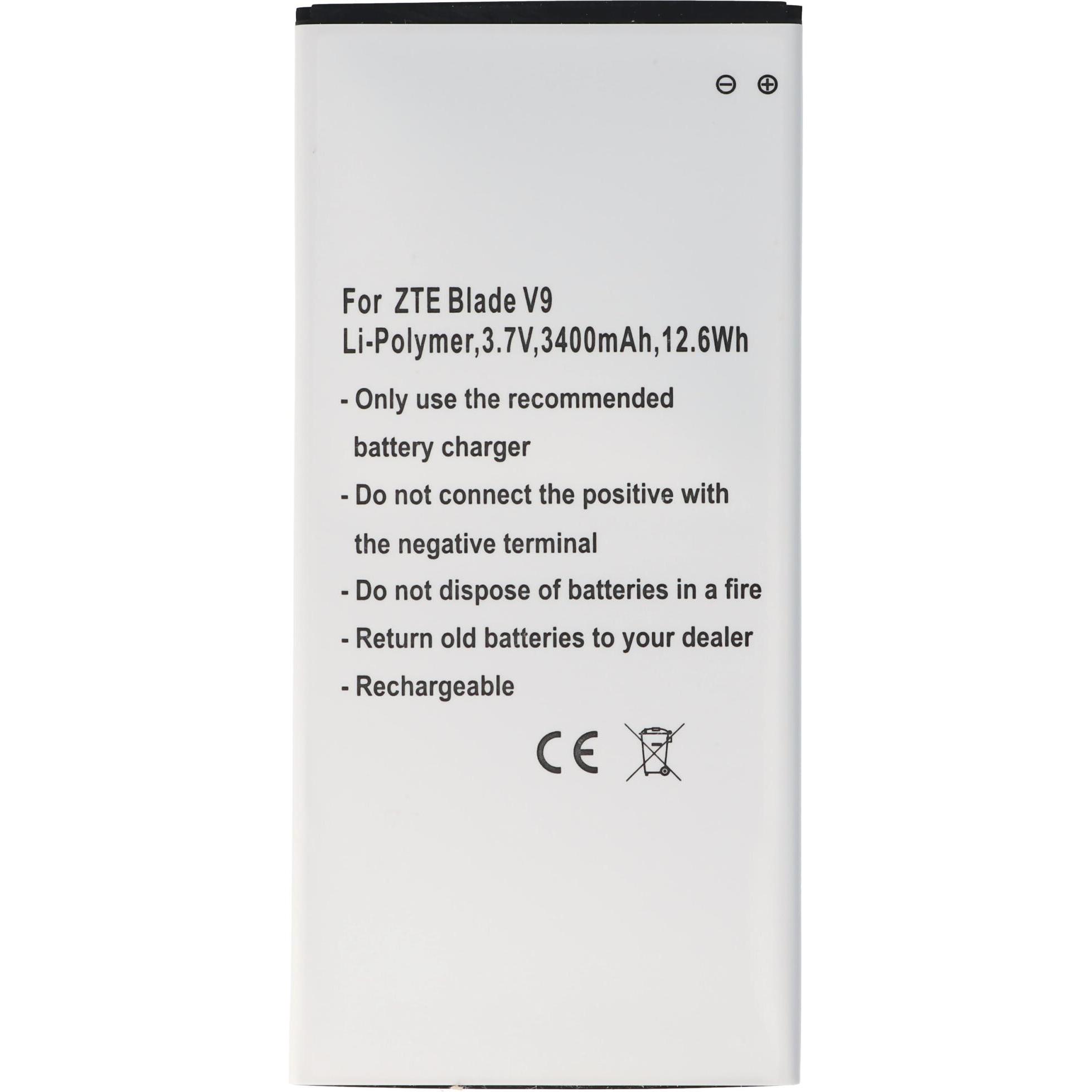 AccuCell Akku für ZTE Blade V9, Smartphone Akku