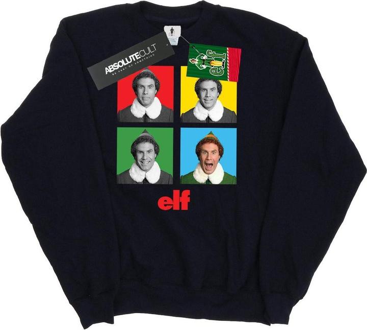 Actual product image Elf Womens/Ladies Four Faces Sweatshirt (XXL)