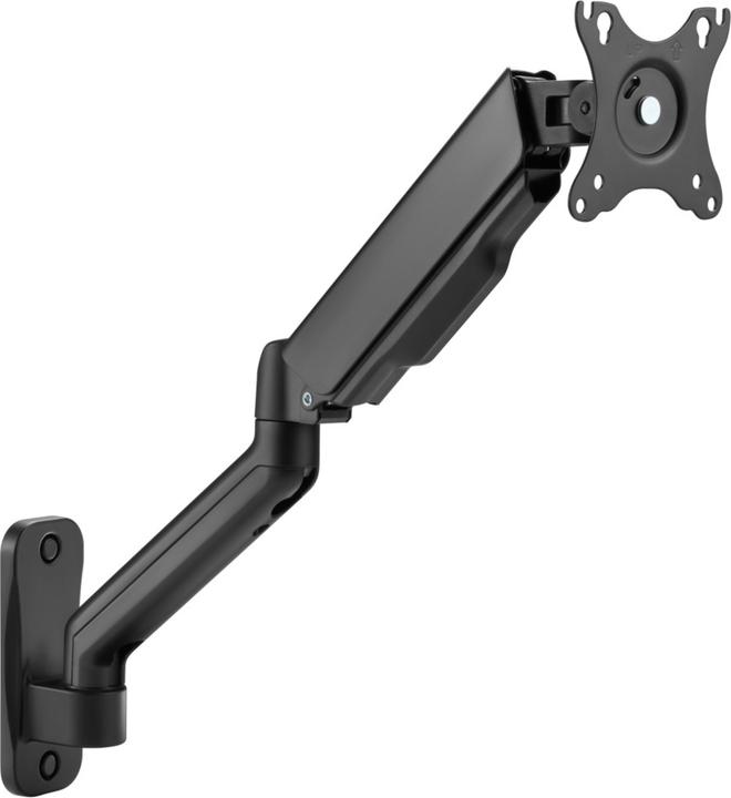 Techly Rotatable wall bracket for 1 display 17-32" with gas spring (Wall, 32", 9 kg)