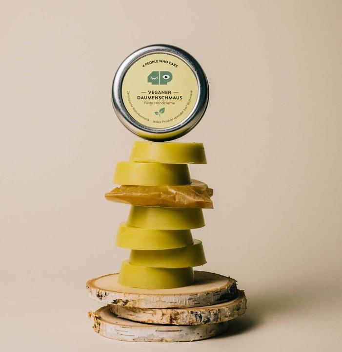 Immagine prodotto 4peoplewhocare Feste Handcreme - Veganer Daumenschmaus (Dose)