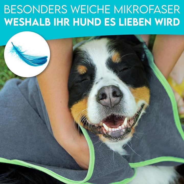 Image du produit Hund ist König Serviette pour chien (Chien)