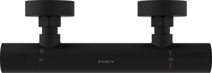 Produktbild Schütte SCHÃoeTTE LOS ANGELES Thermostatische Douchekraan - Mat Zwart (33186)