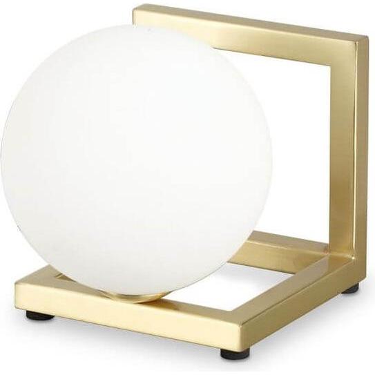 Ideal lux, Tischlampe, ANGOLO G9 Tischleuchte Messing warmweiss 284361 (370 lm, G9)