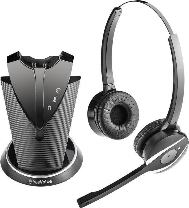 Produktbild FreeVoice Fox FX840UCB Duo (Kabellos, USB-A, Microsoft Teams, Skype)