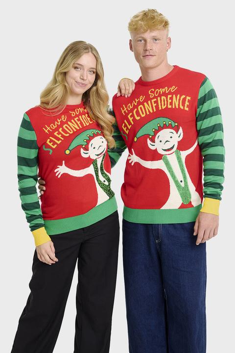 Produktbild Jule-Sweaters - Elf confidence christmas sweater (L, M)