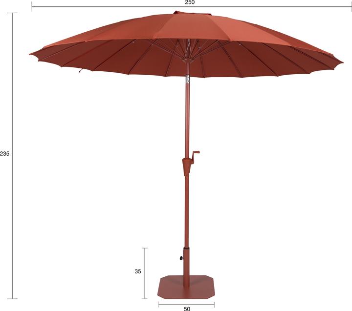 Zuiver Sunbrella Sunshine Set Marsala (2.50 m)