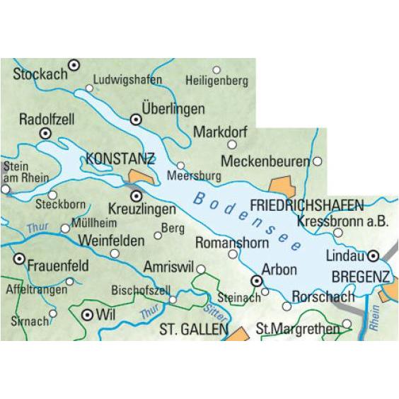 Thumbnail - Wanderkarten - Ostschweiz, Landkarte