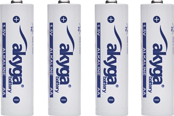 Actual product image Akyga AA LR6 Mignon (AA)-Batterie Alkali-Mangan 3050 mAh 1.5 V 4 St. (4 pcs., AA, 3050 mAh)