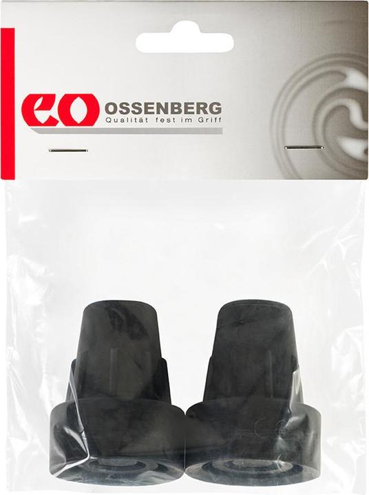 Produktbild Sahag Krückenkapseln 19mm schwarz