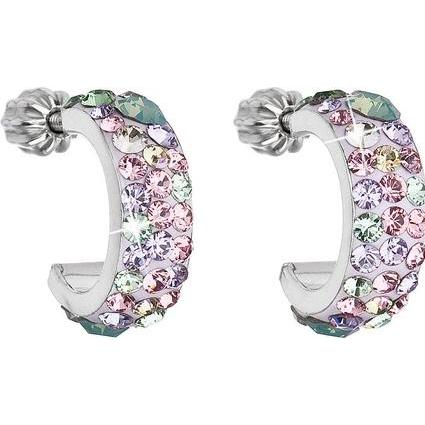 Evolution Group, Ohrringe, Stylish earrings with crystals 31118.3 Sakura (L)