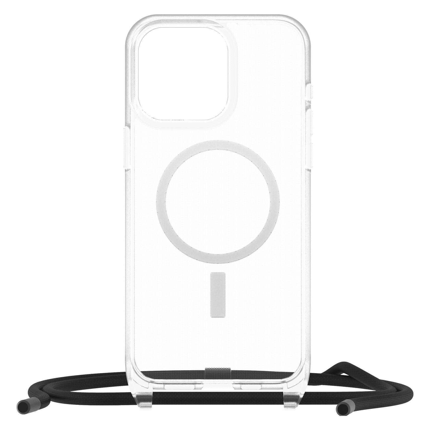 OtterBox React Necklace - MagSafe Smartphone Hülle Mit Kette (Apple IPhone 15 Pro Max), Smartphonehoes, Transparant
