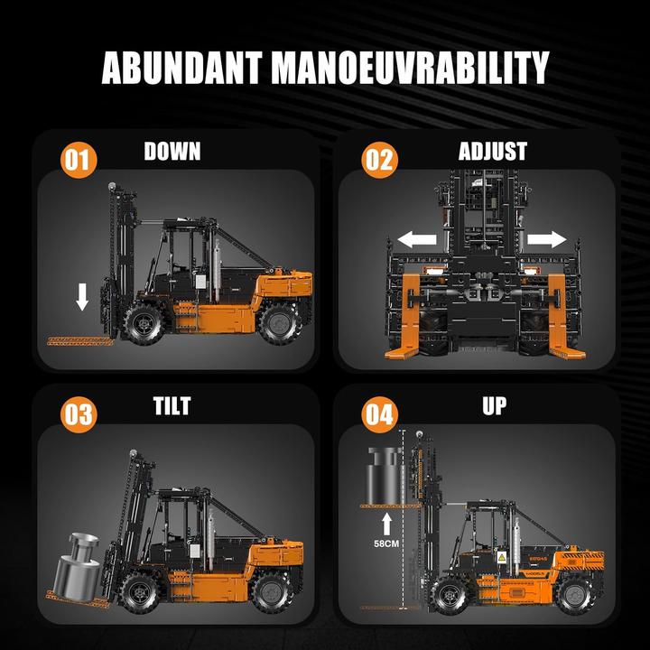 Produktbild Mould King Schwerlast-Gabelstapler