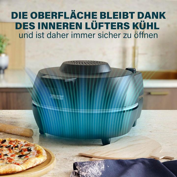 Produktbild Princess Oven Pro Pizzaofen Kontrollleuchte, Timerfunktion, Cool-Touch-Gehäuse