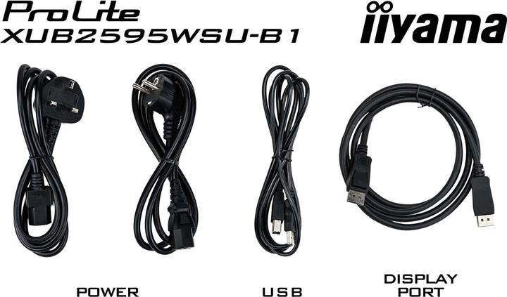 Actual product image iiyama ProLite XUB2595WSU-B1 (1920 x 1200 pixels, 25")